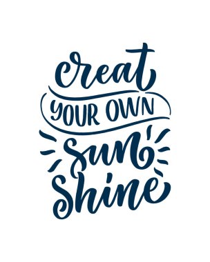 Summer hakkında el yazması kompozisyon. Komik sezon sloganı. Seyahat acentesi ve sahil partisi için ayrı bir el yazısı alıntısı. Pankart, kartpostal, baskı ya da poster için harika bir tasarım. Vektör