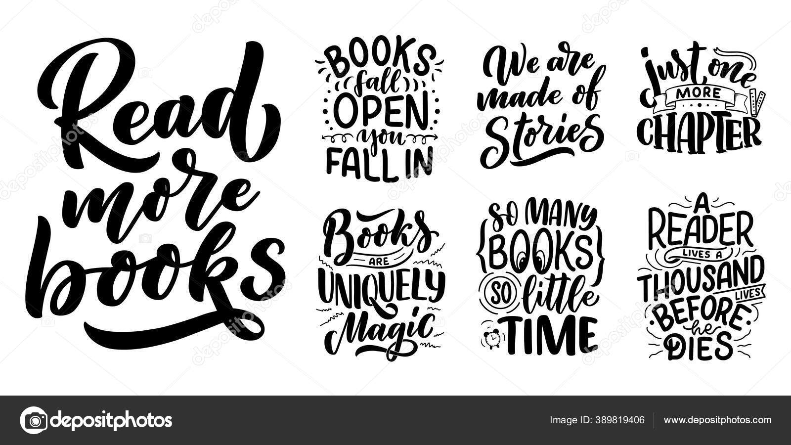 Набор С Книгами И Чтением Для Оформления Плакатов. Письма От Руки.