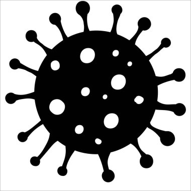 Soyut virüs türü Coronavirus 2019-nCoV COVID-19 MERS-Cov Roman Coronavirus