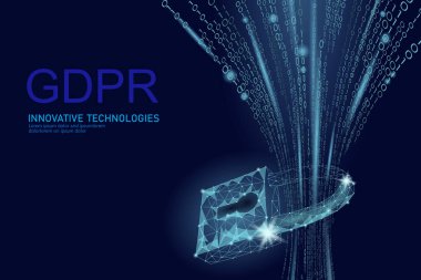Gizlilik veri koruma yasası Gdpr. veri düzenleme hassas bilgi güvenliği kalkan Avrupa Birliği. Unutulmuş kaldırma genetik şifreleme iyi olacak. Küresel iş eprivacy vektör çizim
