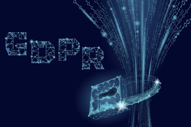 Gizlilik veri koruma yasası Gdpr. veri düzenleme hassas bilgi güvenliği kalkan Avrupa Birliği. Unutulmuş kaldırma genetik şifreleme iyi olacak. Küresel iş eprivacy vektör çizim