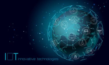 Dünya Asya Gezegeni kıta interneti ikon yenilik teknolojisi konsepti. Kablosuz iletişim ağı ICT. Akıllı sistem otomasyonu modern yapay zeka çevrimiçi vektör çizimi