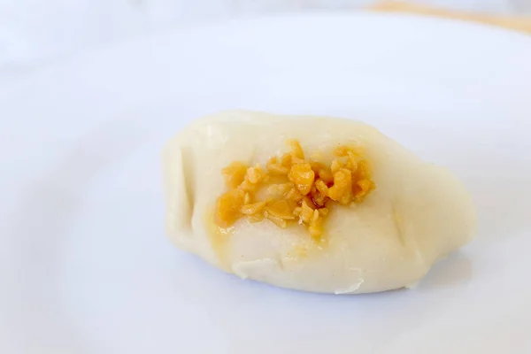 Чой Пан Чай Кве Торт Является Уникальным Традиционным Блюдом Азиатской — стоковое фото