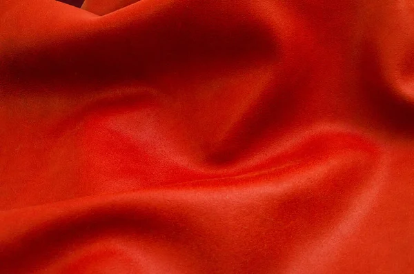 Red ondulat piele naturala fundal vedere de sus — Fotografie, imagine de stoc