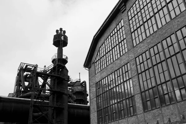 Zdjęcie Strefy Przemysłowej Opuszczonych Teraz Używany Jako Parku Przemysłowego Wolnego — Zdjęcie stockowe