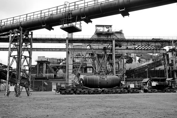Een Afbeelding Uit Het Verlaten Industrieterrein Gebruikt Als Industriële Vrije — Stockfoto