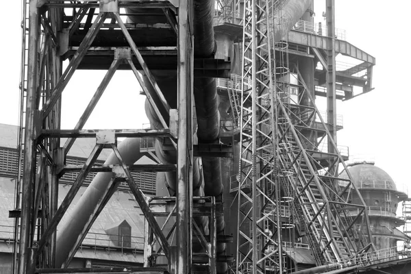 Картина Заброшенной Промышленной Зоны Используемой Настоящее Время Индустриальный Парк Свободного — стоковое фото