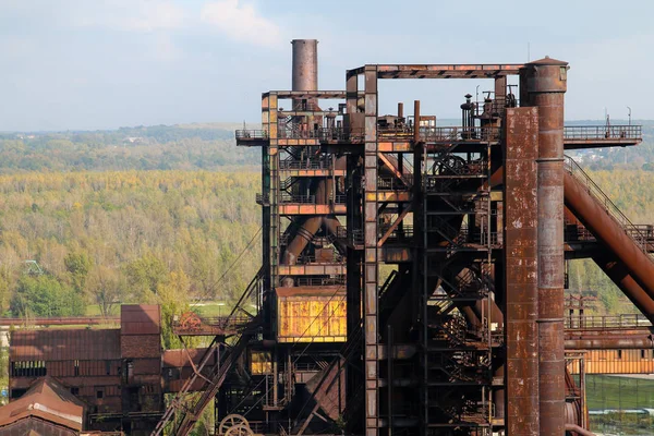 Quadro Área Industrial Abandonada Usado Agora Como Parque Tempo Livre — Fotografia de Stock