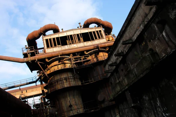 Quadro Área Industrial Abandonada Usado Agora Como Parque Tempo Livre — Fotografia de Stock