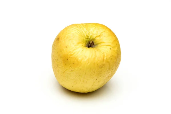 Una Imagen Una Manzana Verde Ordinaria Golden Delicious Sin Modificaciones — Foto de Stock