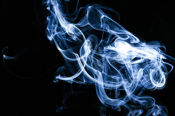 The abstract picture of the smoke.