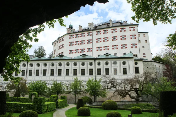 Avusturya Innsbruck Ambrass Kale Şehrin Manzaraları Biri — Stok fotoğraf