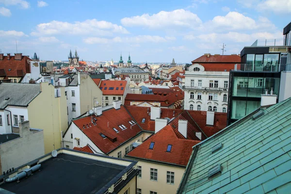 Das Zentrum Von Prag Der Hauptstadt Der Tschechischen Republik Aufgenommen — Stockfoto