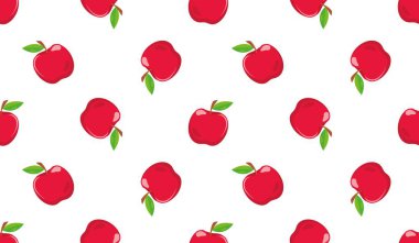 Çizgi film kırmızı elmasız desen