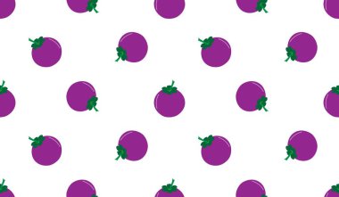 Mangosteen desen vektör resimleme arka planı