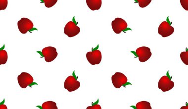 Çizgi film kırmızı elmasız desen