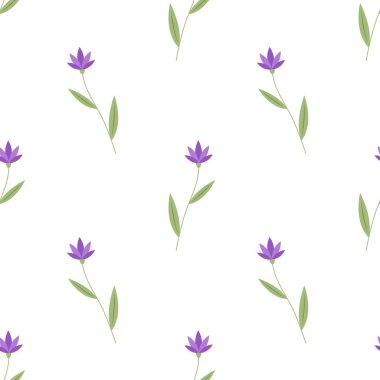 Çiçek vektör desenli illüstrasyon çiçek arkaplanı