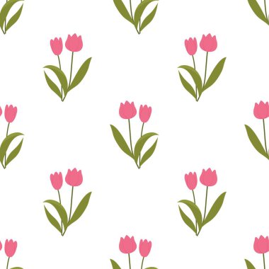 Çiçek vektör desenli illüstrasyon çiçek arkaplanı