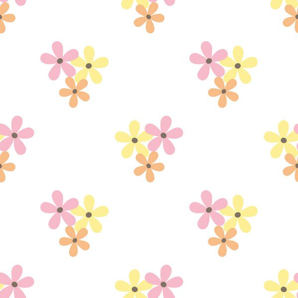 Цветочный векторный рисунок цветочный фон