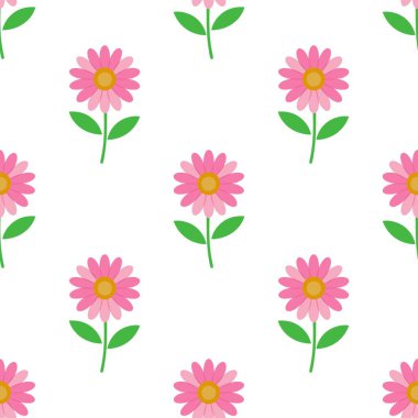 Çiçeksiz desenli illüstrasyon çiçek arkaplanı