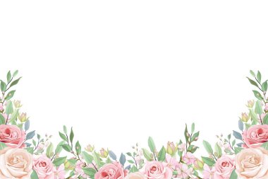 Tasarım için çiçek arkaplan vektörü.