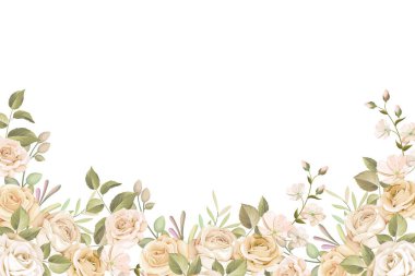 Tasarım için çiçek arkaplan vektörü.