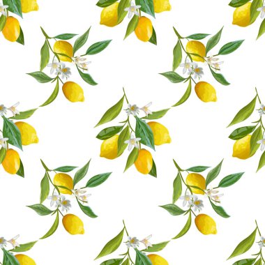 Tatlı limonlu kusursuz desen.