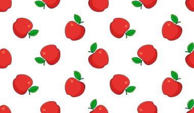 Çizgi film kırmızı elmasız desen