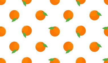 Portakal meyveli kusursuz desen.