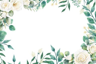 Tasarım için suluboya çiçekler arka plan vektörü.