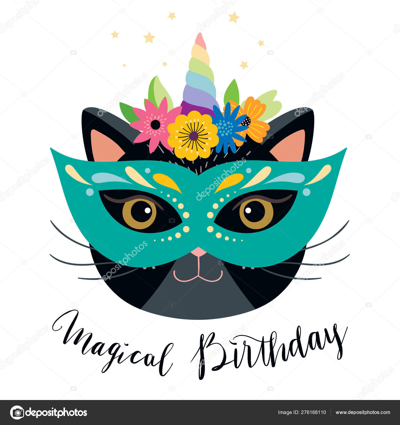 Carte Drole D Anniversaire Ou Invitation Avec Chat Licorne Mignon Portant Un Masque De Carnaval Image Vectorielle Lilett22 Gmail Com C Carte Drole D Anniversaire Ou Invitation Avec Chat Licorne Mignon Portant Un Masque De Carnaval Image Vectorielle Lilett22 Gmail Com C