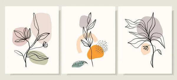 Soyut minimalist çizgi sanat posterleri / karalama organik şekilli duvar resimleri, modern moda tasarımı, çağdaş sanat eserleri