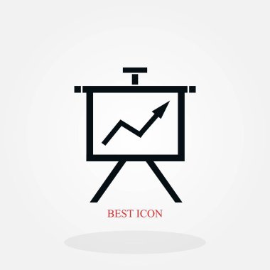 Simge vektör, düz tasarım en iyi vektör simgesi Finans