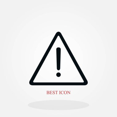Mesaj vektör simgesi, düz tasarım en iyi vektör simgesi uyarı