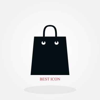 çanta vektör simgesi, düz tasarım en iyi vektör simgesi