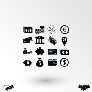 Simgeler vektör, düz tasarım en iyi vektör simgesi Finans