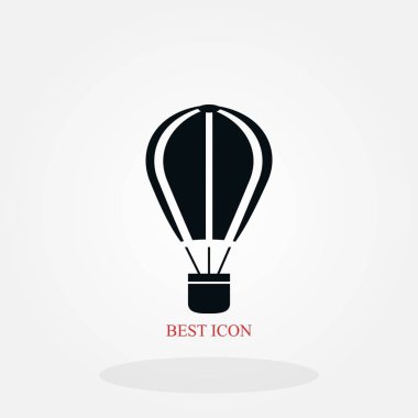 paraşüt simge vektör, düz tasarım en iyi vektör simgesi