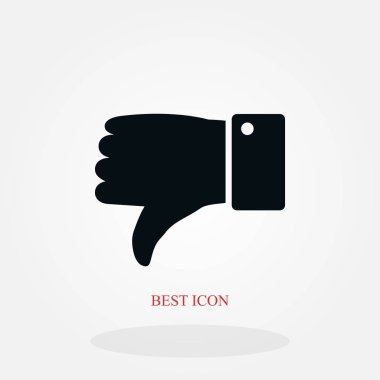 el. iyi vektör, düz tasarım en iyi vektör simgesi