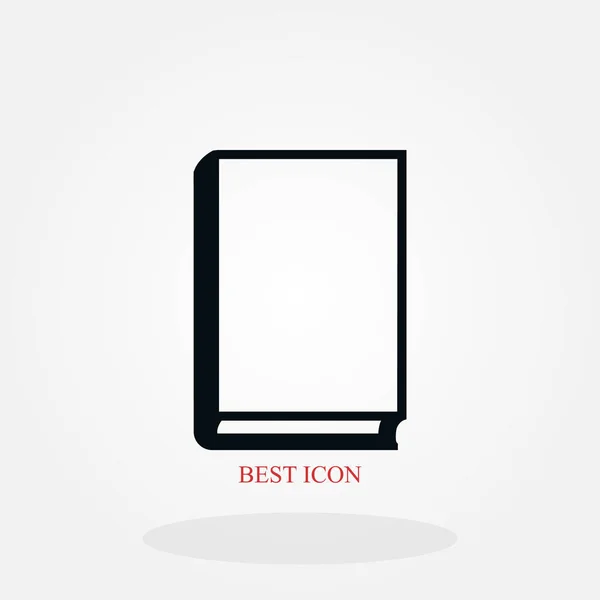 Book Vector Icons Flat Design Best Vector Icon — Stock Vector