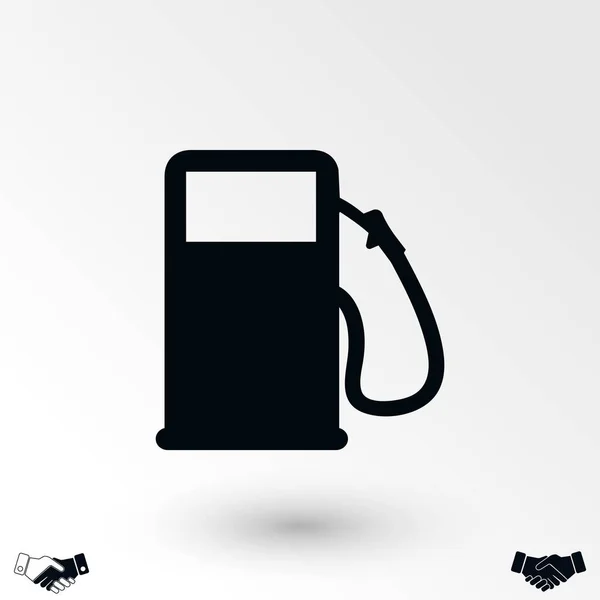 Icono Vector Gas Diseño Plano Mejor Icono Vector — Vector de stock