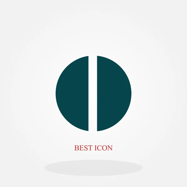 Pill Vector Icon Flat Design Best Vector Icon — Stock Vector