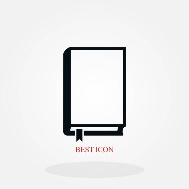 Kitap simgeler vektör, düz tasarım en iyi vektör simgesi