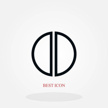 hap simge vektör, düz tasarım en iyi vektör simgesi