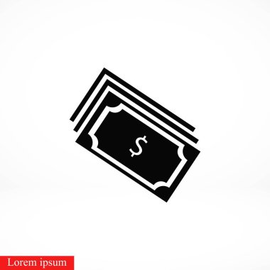 para simge vektör, düz tasarım en iyi vektör simgesi