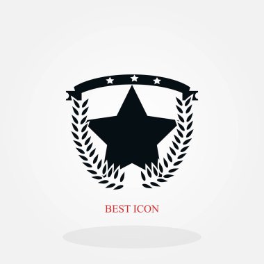 buğday vektör yıldız, düz tasarım en iyi vektör simgesi