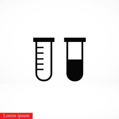 tüpler simge vektör, düz tasarım en iyi vektör simgesi