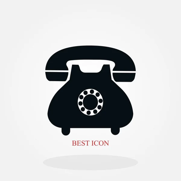 Phone Icon Vector Flat Design Best Vector Icon — Stock Vector