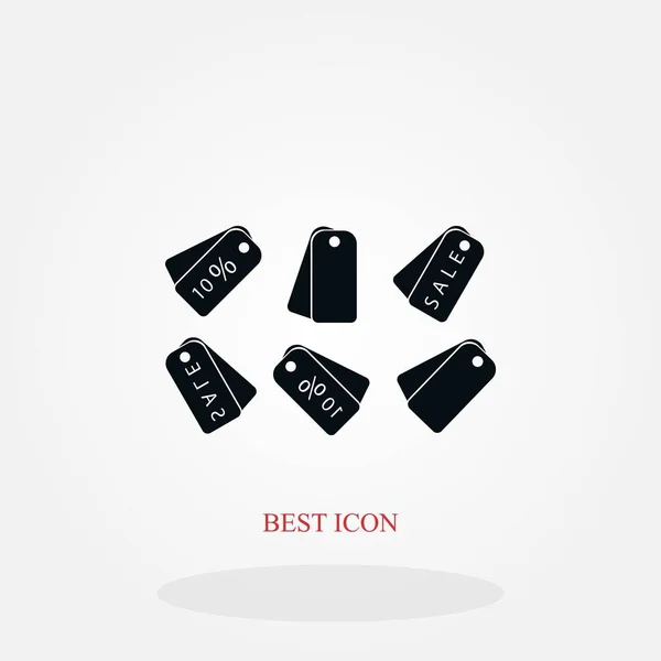 Shopping Icon Vector Flat Design Best Vector Icon — Stock Vector