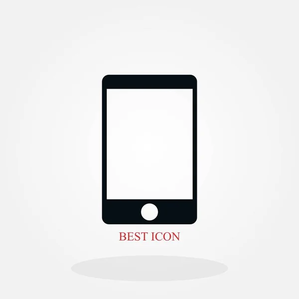 Mobile Icon Vector Flat Design Best Vector Icon — Stock Vector