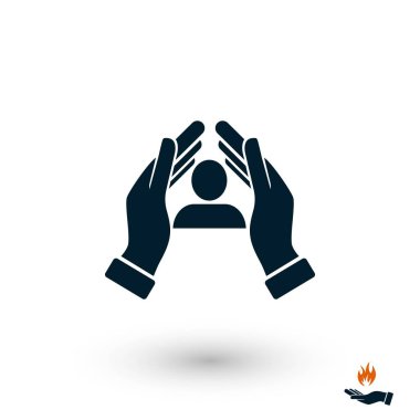 sigorta vektör simgesi, düz tasarım en iyi vektör simgesi